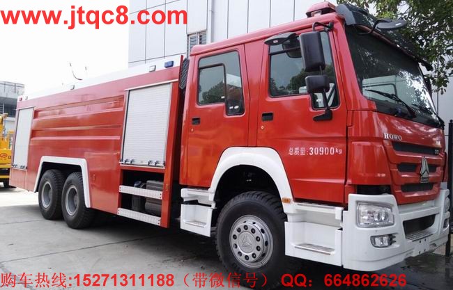 面對(duì)“新常態(tài)” 2019年推出國產(chǎn)重汽水罐消防車