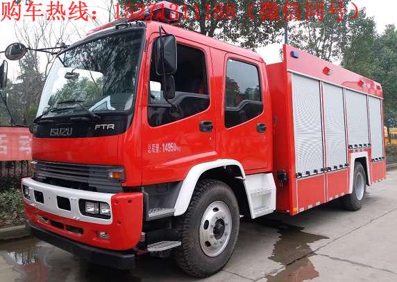 五十鈴6噸泡沫消防車(內(nèi)藏式)|JDF5153GXFPM60型泡沫消防車|慶鈴中型泡沫消防車價(jià)格(廠家直銷15271311188)